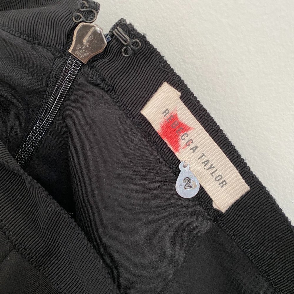 Rebecca Taylor Black Mermaid Hem Trumpet Skirt - Picture 6 of 6